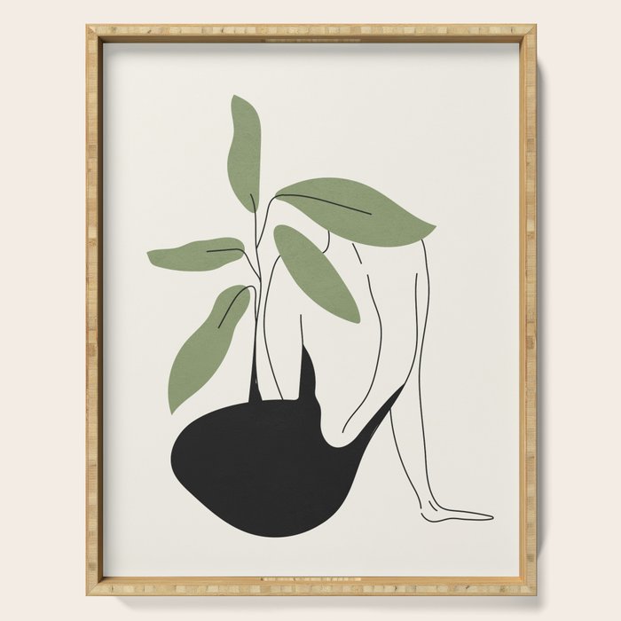 Minimal Line Shade 2 Serving Tray Gallery Image 1
