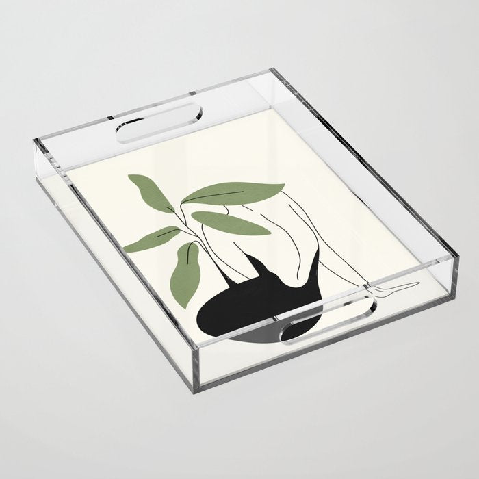 Minimal Line Shade 2 Acrylic Tray Gallery Image 1