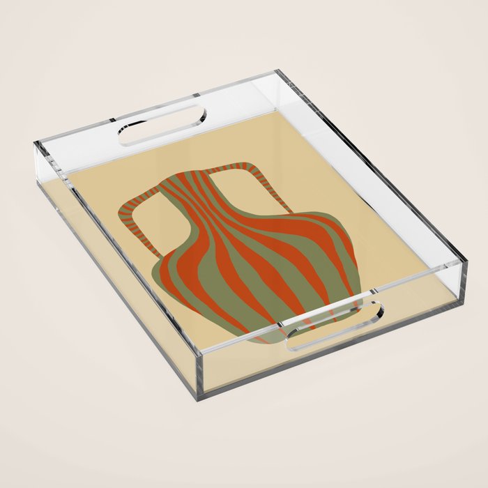 Minimal Pottery 3 Acrylic Tray Gallery Image 1