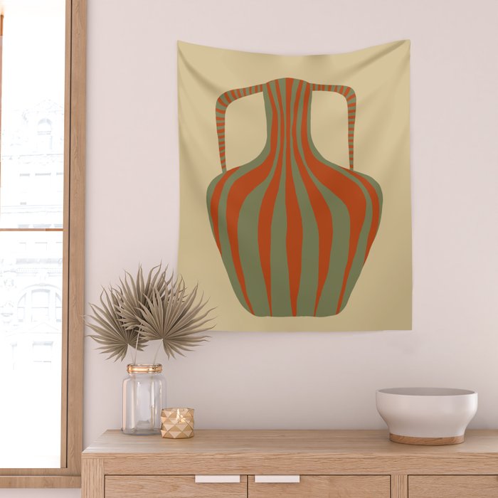 Minimal Pottery 3 Wall Tapestry Gallery Image 2