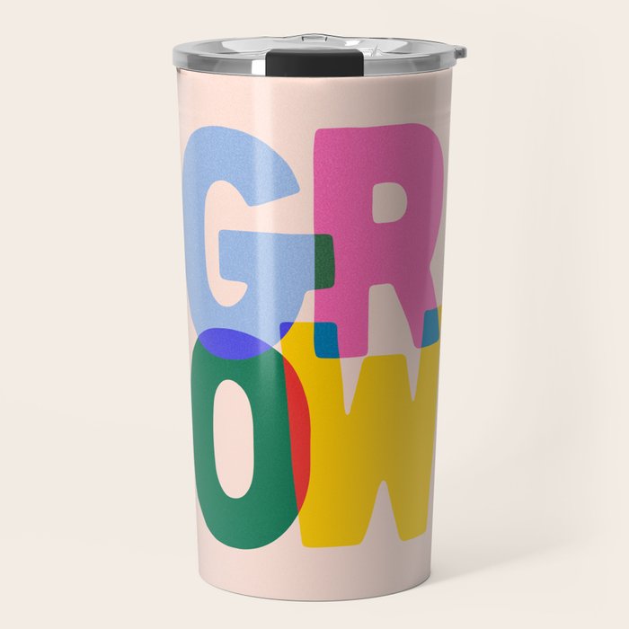 Grow: Peach Edition Travel Mug Gallery Image 1