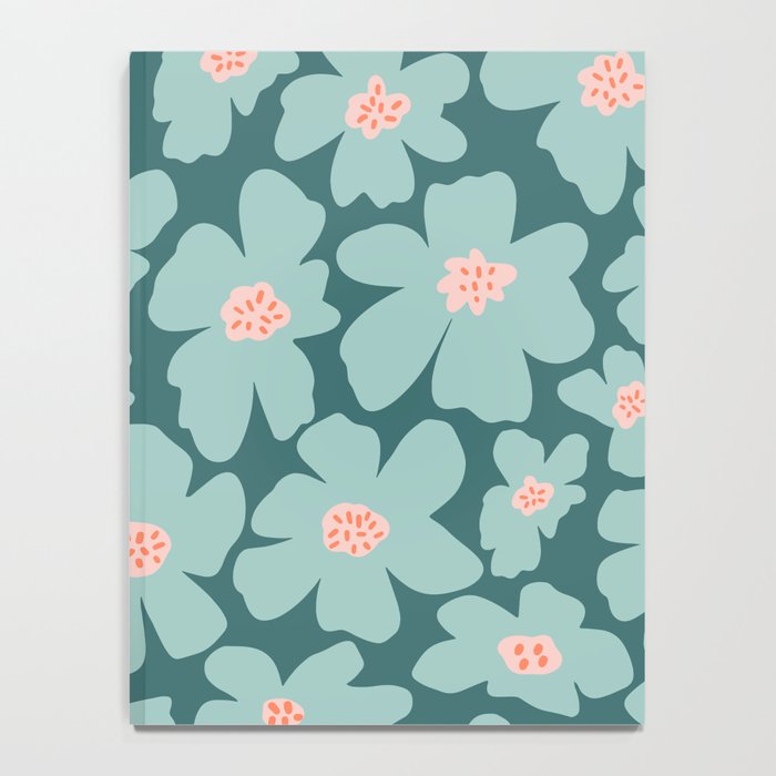 Retro Daisy - Green mood Notebook Gallery Image 4