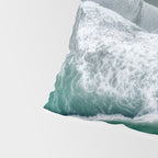 Aerial Coastlines - Modern Ocean Photography Print Pillow Sham Gallery Image 4
