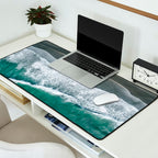 Aerial Coastlines - Modern Ocean Photography Print Desk Mat Gallery Image 2
