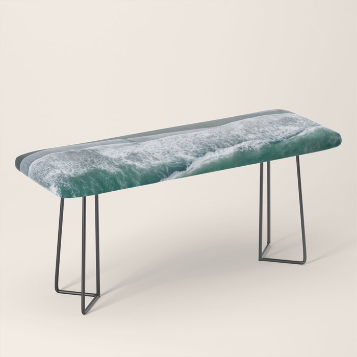 Aerial Coastlines - Modern Ocean Photography Print Bench Gallery Image 1