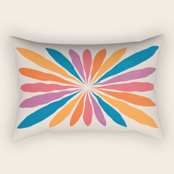 Vintage California Sun: Star Leaf Matisse Edition Rectangular Pillow Gallery Image 1