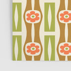 Tropical Bamboo Flower Pattern Poster Gallery Image 3