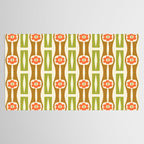 Tropical Bamboo Flower Pattern Tablecloth Gallery Image 2
