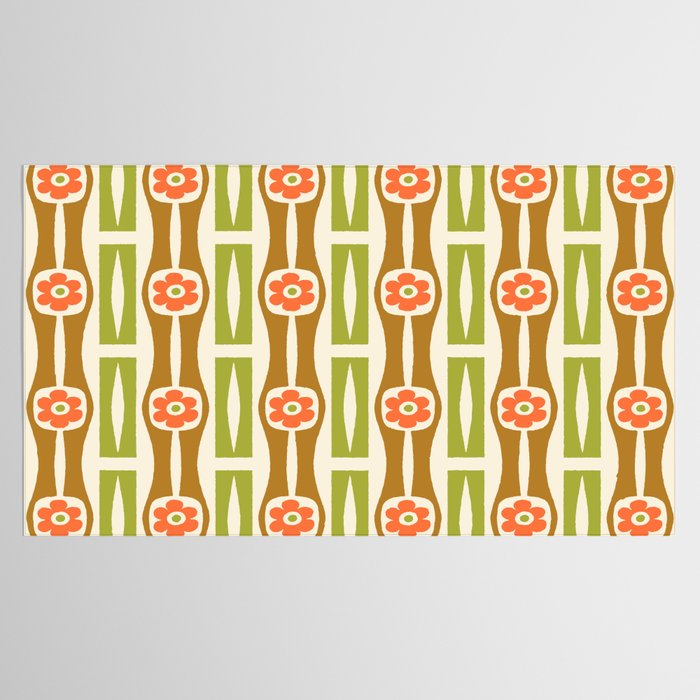 Tropical Bamboo Flower Pattern Tablecloth Gallery Image 2