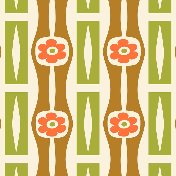 Tropical Bamboo Flower Pattern Coffee Mug Gallery Image 2