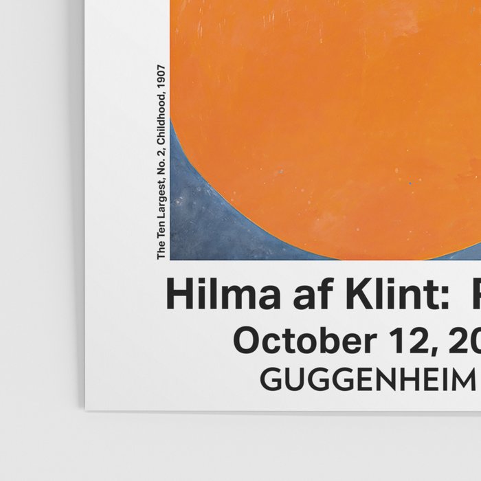 The Ten Largest No 2, Childhood by Hilma af Klint Poster Gallery Image 3