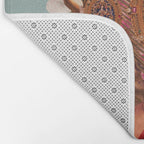 Blossom in a golden asymmetry Bath Mat Gallery Image 2