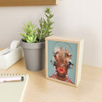 Blossom in a golden asymmetry Mini Art Print Gallery Image 2