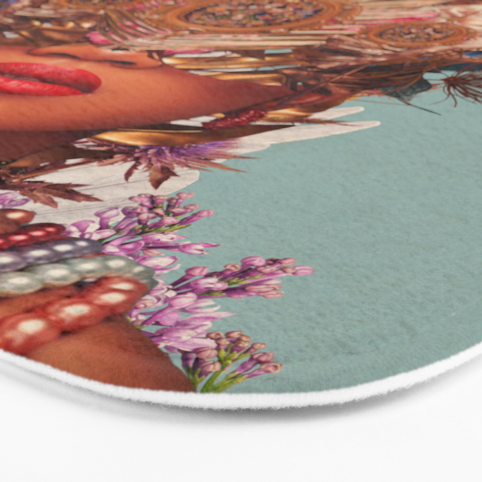 Blossom in a golden asymmetry Bath Mat Gallery Image 3