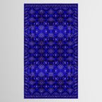 Oriental Opulence: Royal Blue Velvet Moroccan Majesty Tablecloth Gallery Image 2