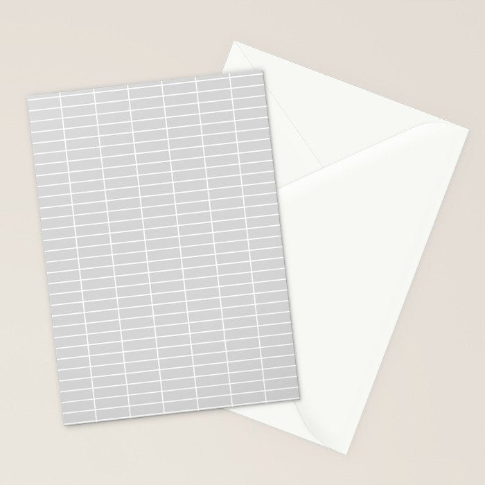 Grid Pattern IV Stationery Card Gallery Image 2