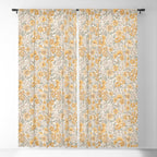 Posey - gold and sage Window Curtain Gallery Image 5
