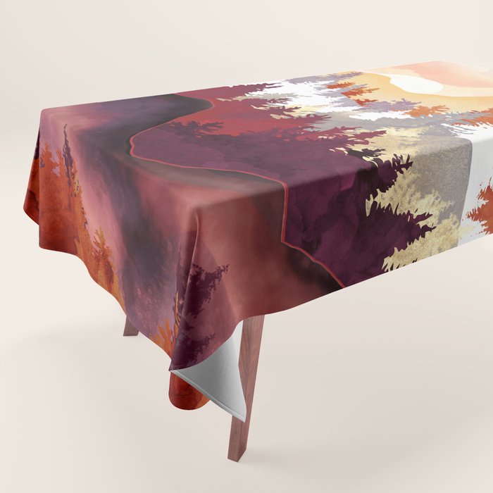 Amber Forest Tablecloth Gallery Image 1