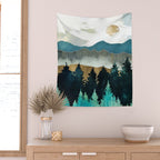 Forest Mist Wall Tapestry Gallery Image 2