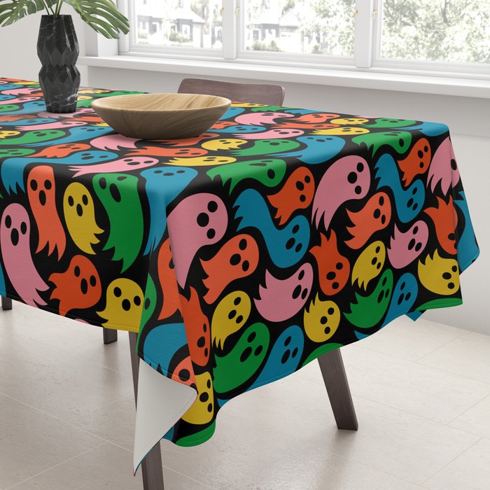 Spooky Ghosts Tablecloth Gallery Image 3