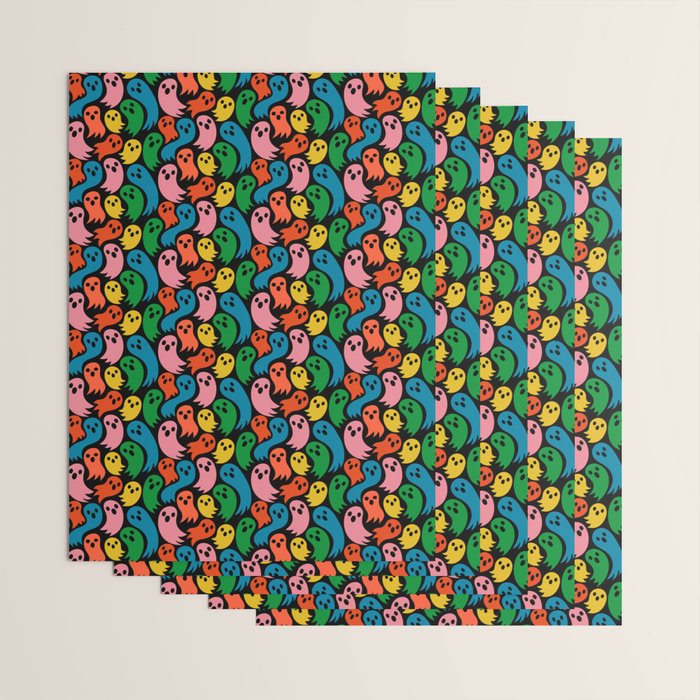 Spooky Ghosts Wrapping Paper Gallery Image 3