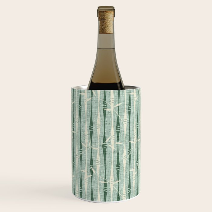 Vintage Bamboo Stripes ©studioxtine Wine Chiller Gallery Image 1