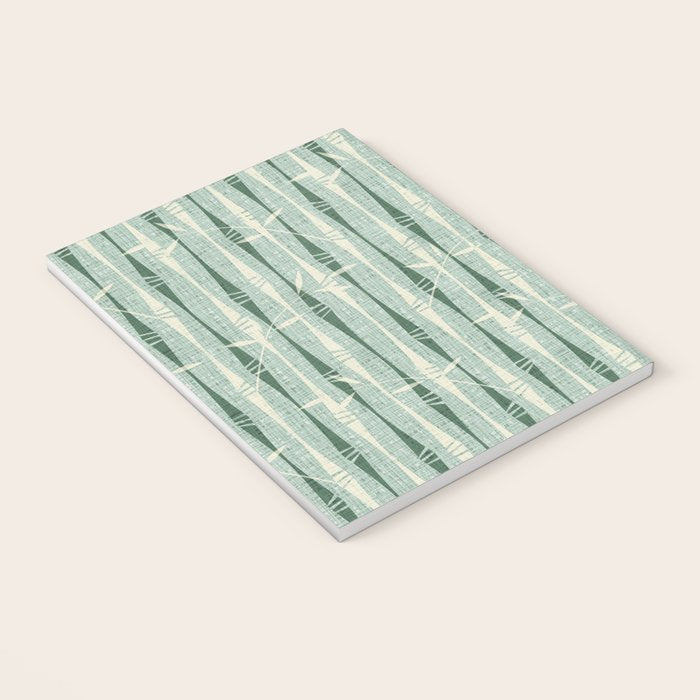 Vintage Bamboo Stripes ©studioxtine Notebook Gallery Image 3