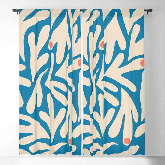 Henri Matisse Abstract Tropical Cut Out Pattern Window Curtain Gallery Image 1