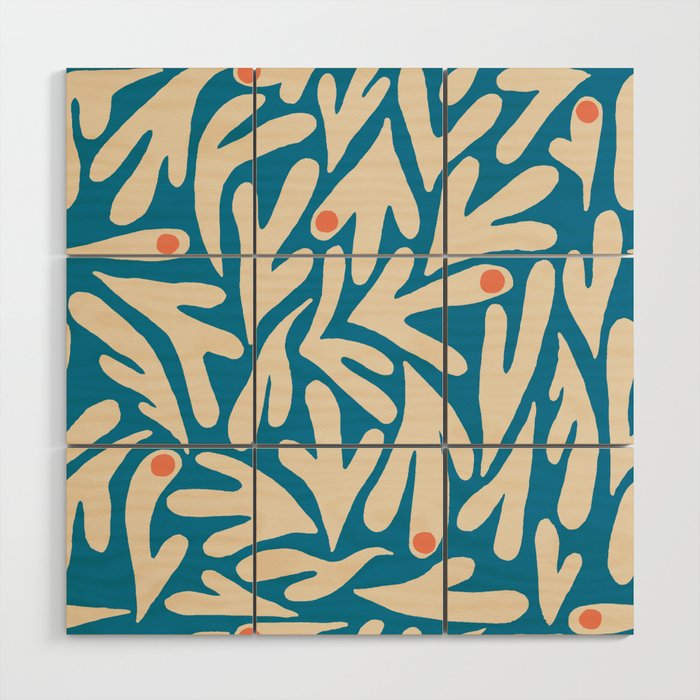 Henri Matisse Abstract Tropical Cut Out Pattern Wood Wall Art Gallery Image 1