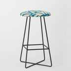 Henri Matisse Abstract Tropical Cut Out Pattern Stool Gallery Image 1
