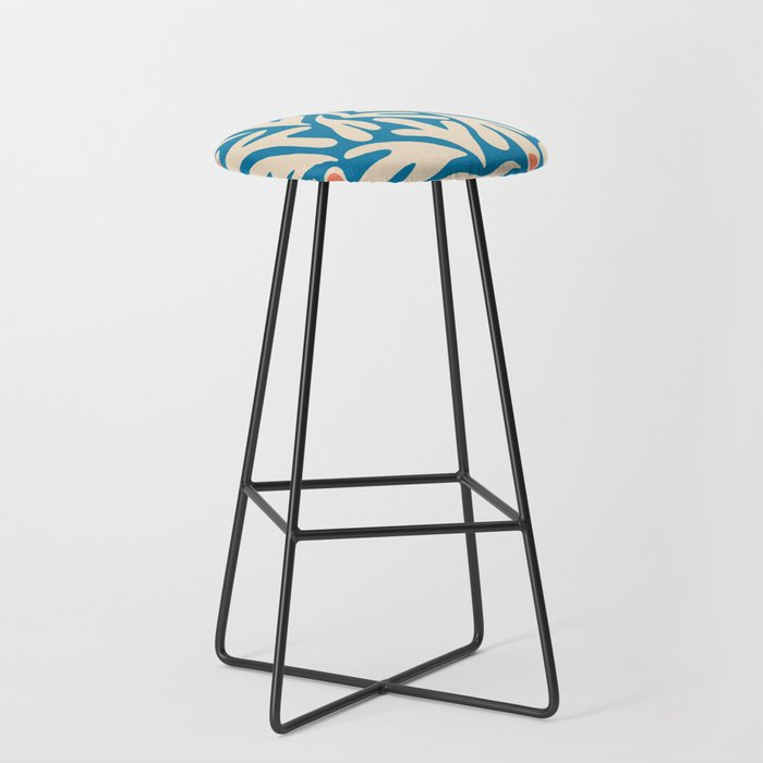 Henri Matisse Abstract Tropical Cut Out Pattern Stool Gallery Image 1
