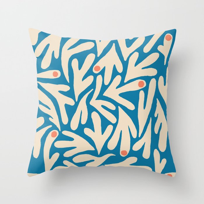 Henri Matisse Abstract Tropical Cut Out Pattern Throw Pillow Gallery Image 6