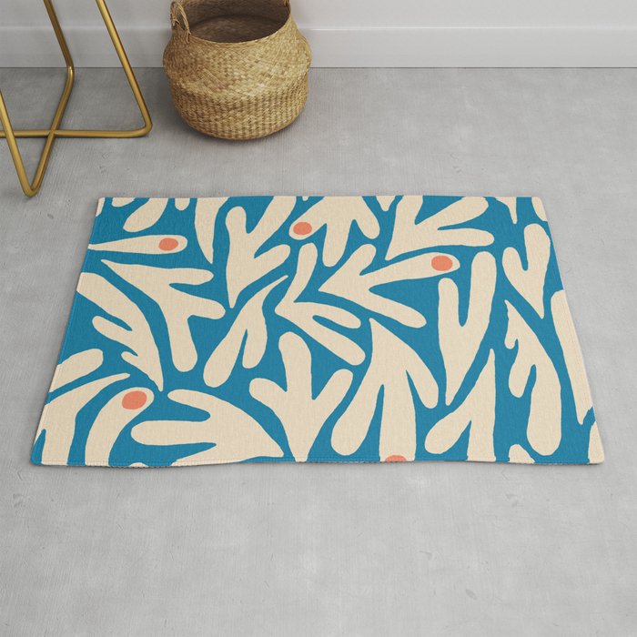Henri Matisse Abstract Tropical Cut Out Pattern Rug Gallery Image 1