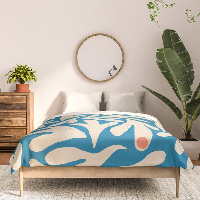 Henri Matisse Abstract Tropical Cut Out Pattern Comforter Gallery Image 3
