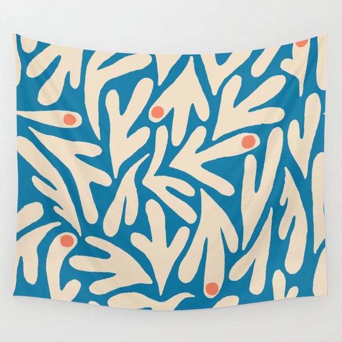 Henri Matisse Abstract Tropical Cut Out Pattern Wall Tapestry Gallery Image 4