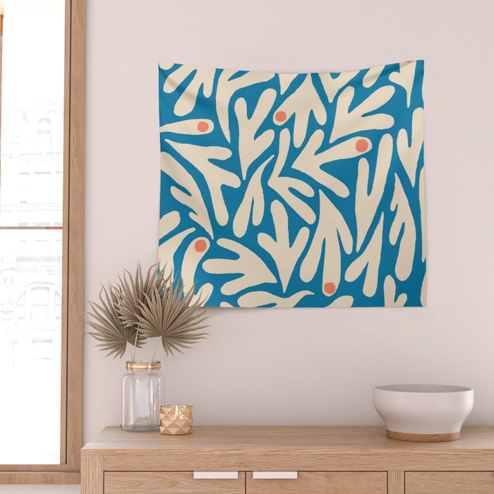 Henri Matisse Abstract Tropical Cut Out Pattern Wall Tapestry Gallery Image 2