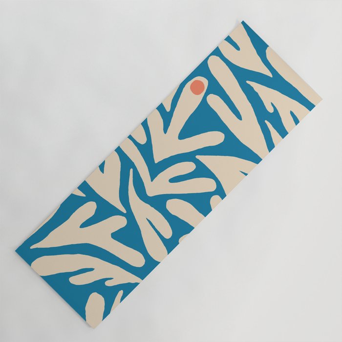 Henri Matisse Abstract Tropical Cut Out Pattern Yoga Mat Gallery Image 1