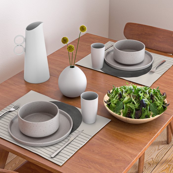 Minimalistic sun and Ocean Placemat Gallery Image 2