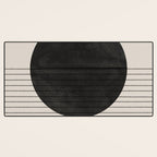 Minimalistic sun and Ocean Desk Mat Gallery Image 3