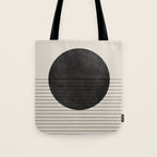 Minimalistic sun and Ocean Tote Bag Gallery Image 1