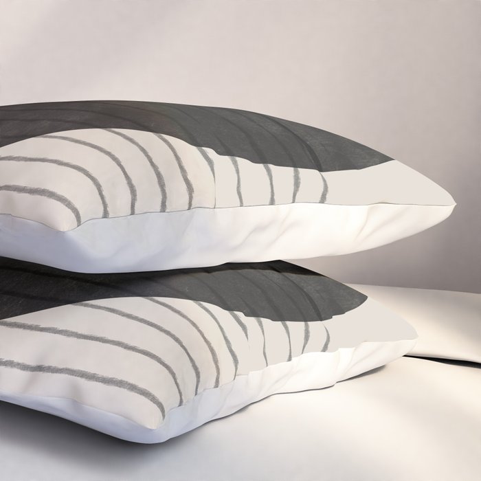 Minimalistic sun and Ocean Pillow Sham Gallery Image 3