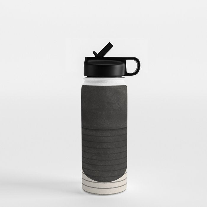 Minimalistic sun and Ocean Water Bottle Gallery Image 1