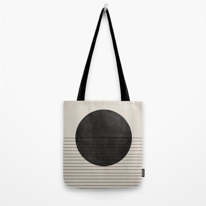 Minimalistic sun and Ocean Tote Bag Gallery Image 2