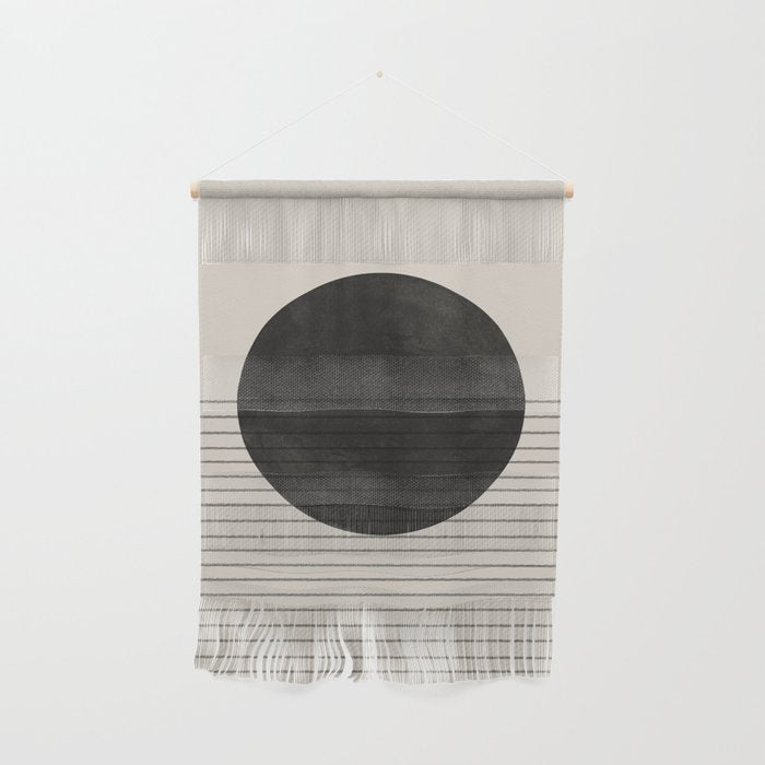 Minimalistic sun and Ocean Wall Hanging Gallery Image 1