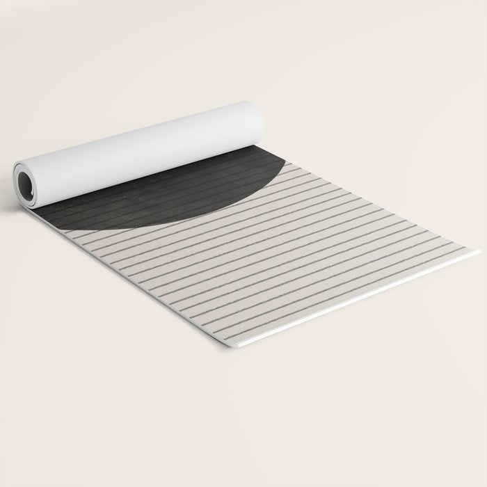 Minimalistic sun and Ocean Yoga Mat Gallery Image 2