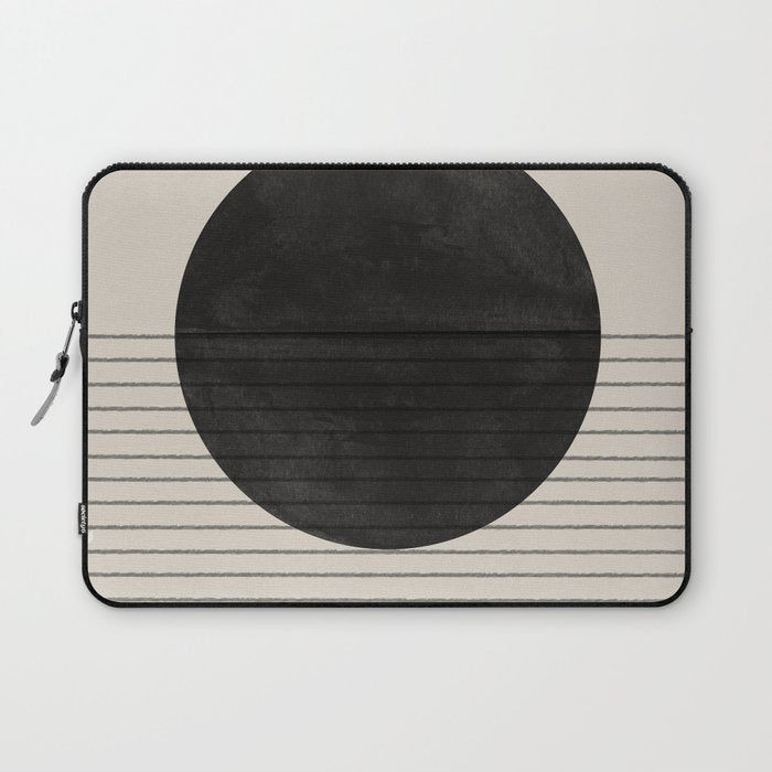 Minimalistic sun and Ocean Laptop Sleeve Gallery Image 1