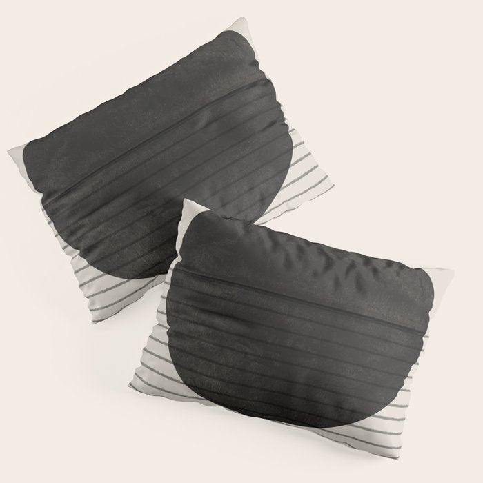 Minimalistic sun and Ocean Pillow Sham Gallery Image 3