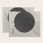 Minimalistic sun and Ocean Placemat Gallery Image 1