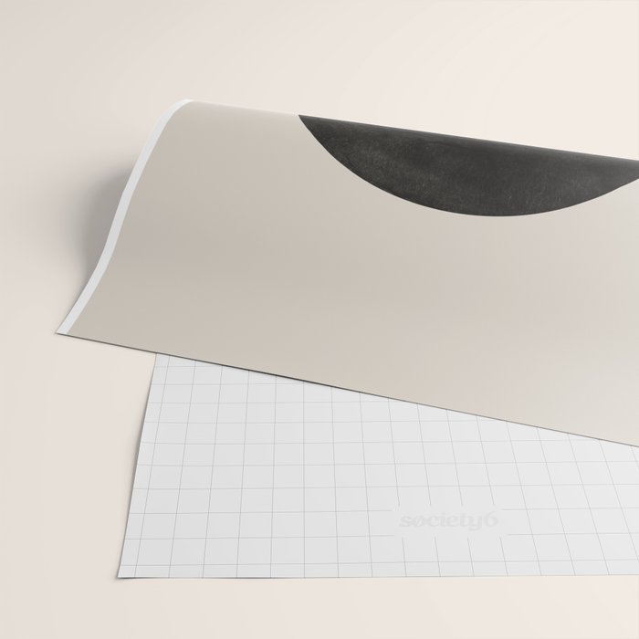 Minimalistic sun and Ocean Wrapping Paper Gallery Image 2