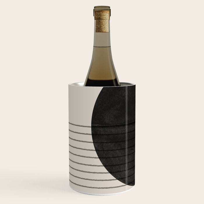 Minimalistic sun and Ocean Wine Chiller Gallery Image 2
